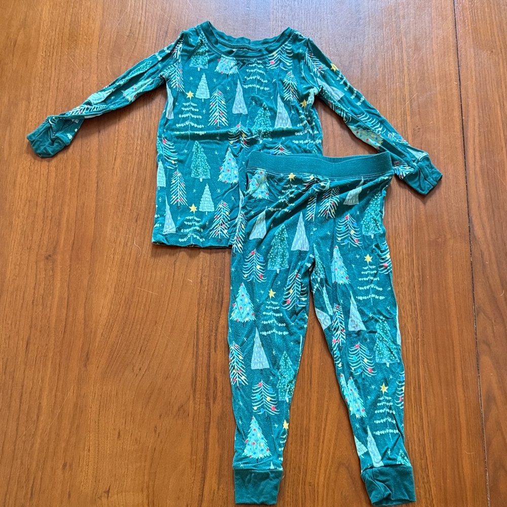 Little Sleepies Twinkling Trees 2-piece pajama set, 12-18 months